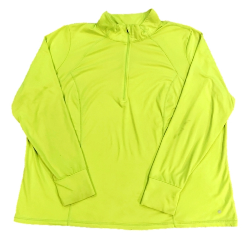 3/$20 Xersion Neon Grn Pullover Jacket